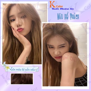 Thuốc Nhuộm Tóc Màu NÂU HỔ PHÁCH Không Tẩy