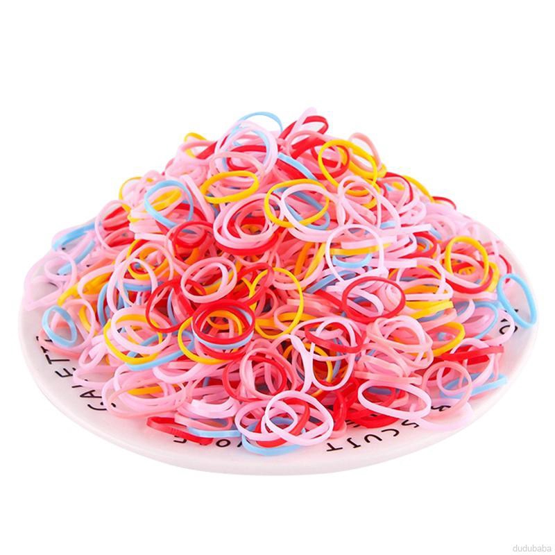 Set 4000 dây thun dùng một lần họa tiết dễ thương bắt mắt sành điệu