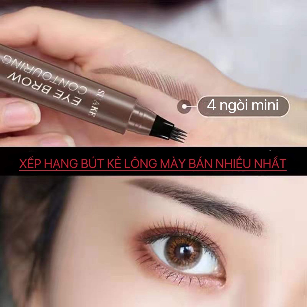 ￼ Bút chì vẽ lông mày phẩy sợi thêu tự nhiên