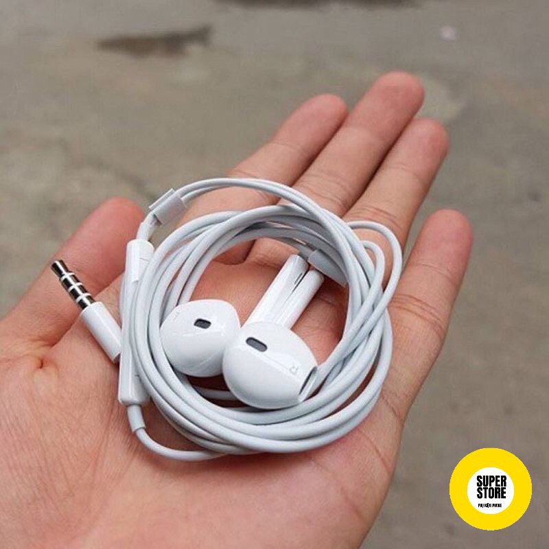 Tai nghe có dây nhét tai Jack 3.5mm tích hợp Mic và nút chỉnh Volume cho iOS & Android