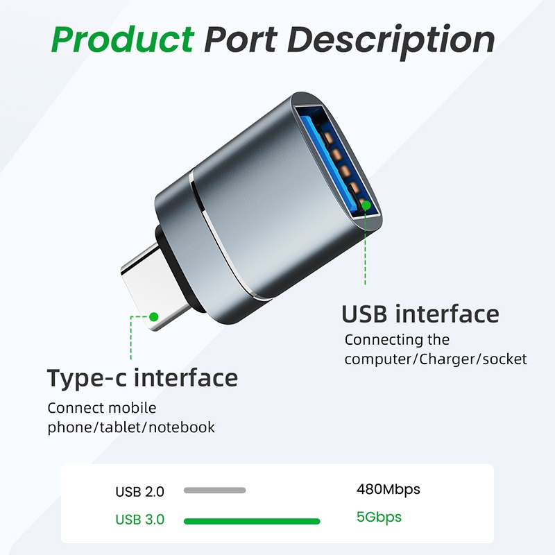 Đầu chuyển USB Type C sang USB 3.0 OTG