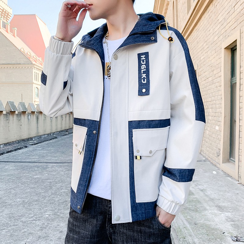Áo Khoác Nhẹ Nam Thu Đông Phối Màu Giả Bò Có Túi Thanh Lịch Thời Trang Hàn Quốc ZENKODLMEN AO KHOAC NAM 9000052 | BigBuy360 - bigbuy360.vn