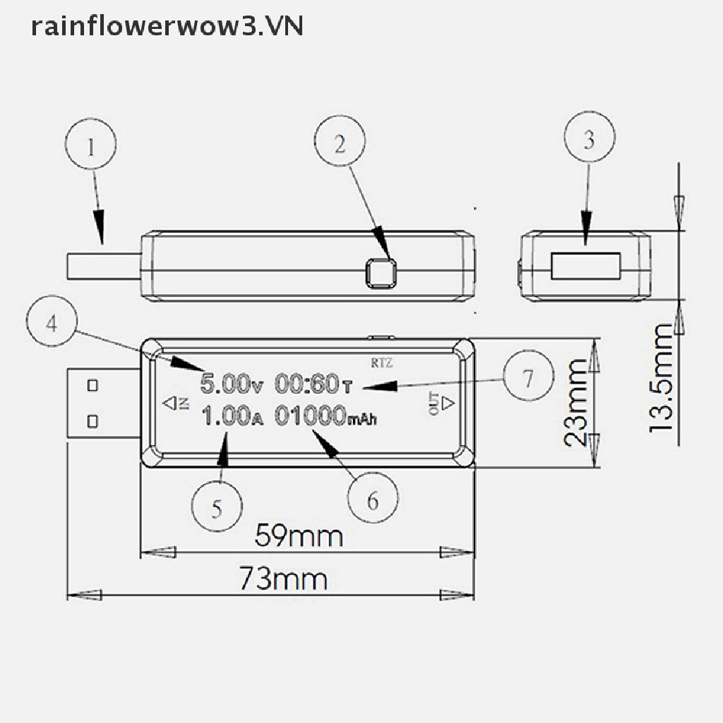 Usb Kiểm Tra Dòng Điện 4-20V Chất Lượng Cao
