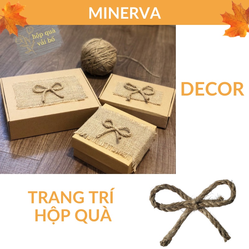 5 cái NƠ TRANG TRÍ hộp quà, làm đồ thủ công, decor