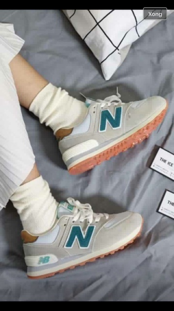 Giày nữ NB574 N xanh