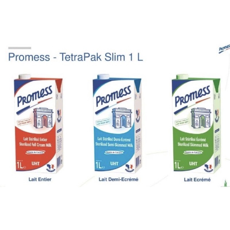 Sữa Tươi Tiệt Trùng Promess 1L