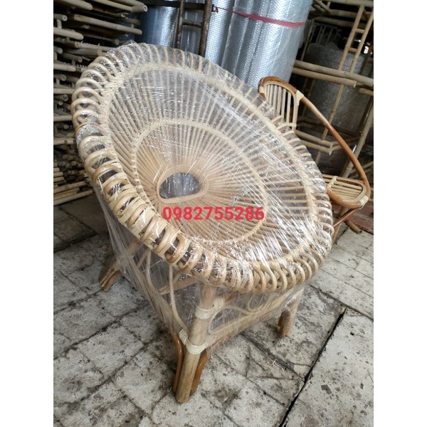 ghế mây bông sen