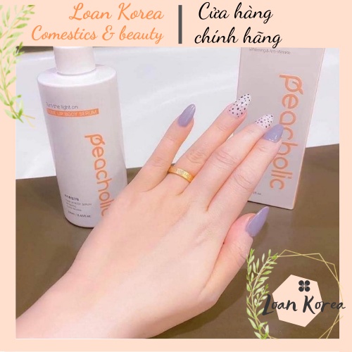 SERUM NÂNG TONE DƯỠNG TRẮNG BODY PEACHOLIC 250ml