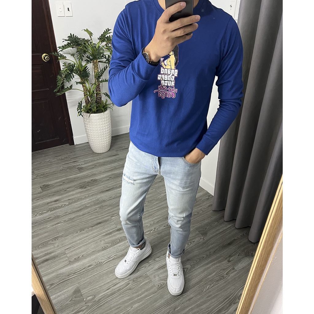 Áo thun tay dài nam cực đẹp