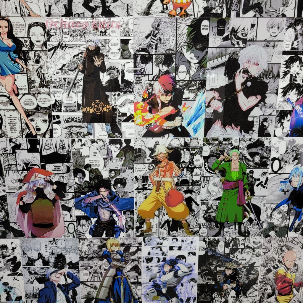 Set 60+ Tấm Wallpaper Nhân Vật Truyện Tranh Manga / Anime - Anime Posters |  | Wall Collage - Cán bảo vệ - Có Keo Dán
