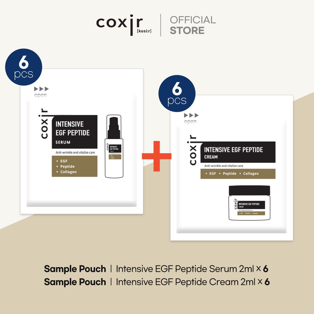 Set serum và kem dưỡng da COXIR EGF Peptide chuyên sâu chất lượng cao
