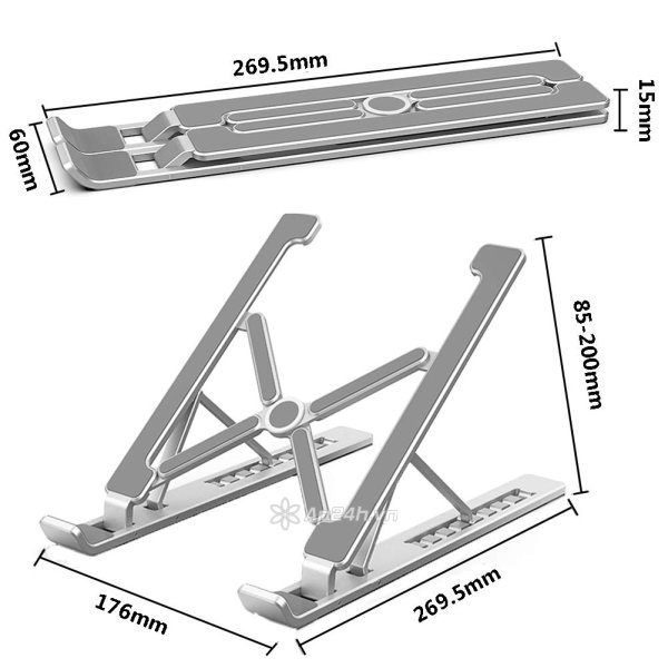 LAPTOP STAND - GIÁ ĐỠ LAPTOP 2 THANH CHỮ X BẰNG NHÔM CHẮC CHẮN