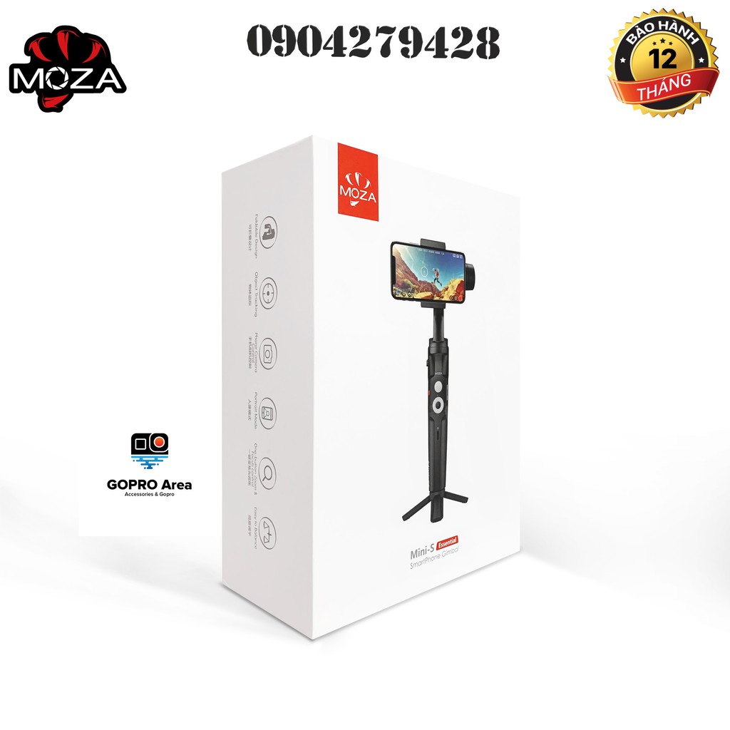 [Mã ELTECHZONE giảm 6% đơn 500K] Tay Cầm Gimbal chống rung cho điện thoại Moza mini S (Bảo hành 12 tháng)