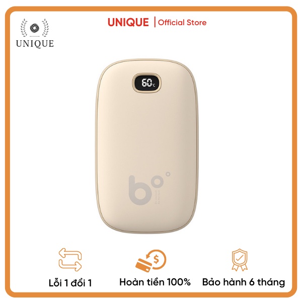 Sạc dự phòng kiêm máy sưởi cầm tay JISULIFE NS02 - Màn hình LED hiển thị nhiệt độ - Dung lượng pin lớn 5400 mAH