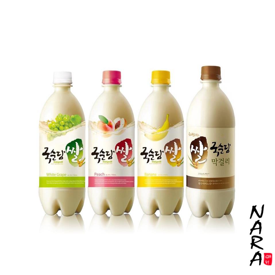 Nước gạo Makgeolli Hàn Quốc (nhiều vị)