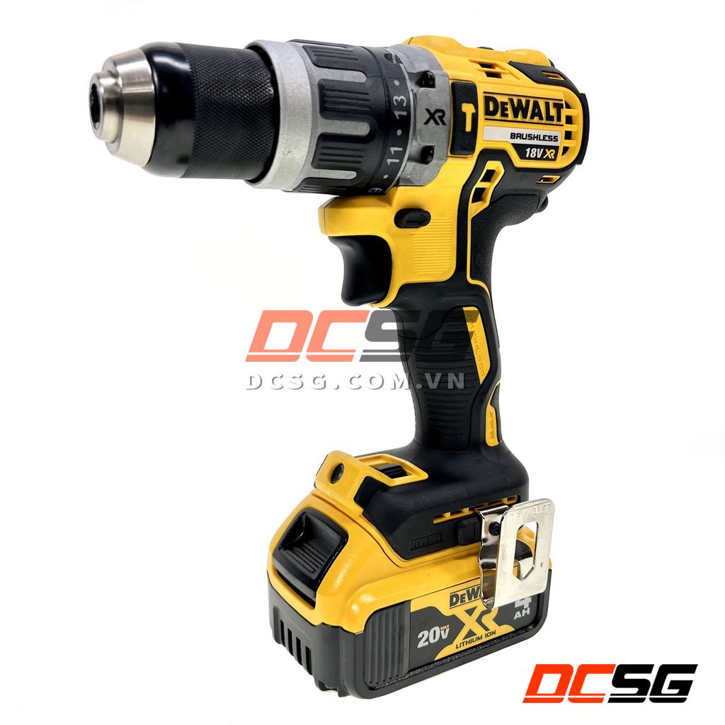 Máy khoan búa và vặn vít dùng pin 18V/ 20Vmax DEWALT DCD796M2-B1 | DCSG