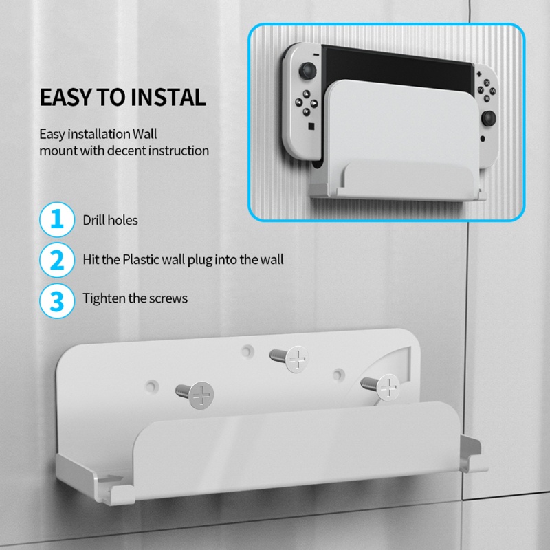 Giá Đỡ Công Tắc Gắn Tường Tiết Kiệm Không Gian Cho NS Switch