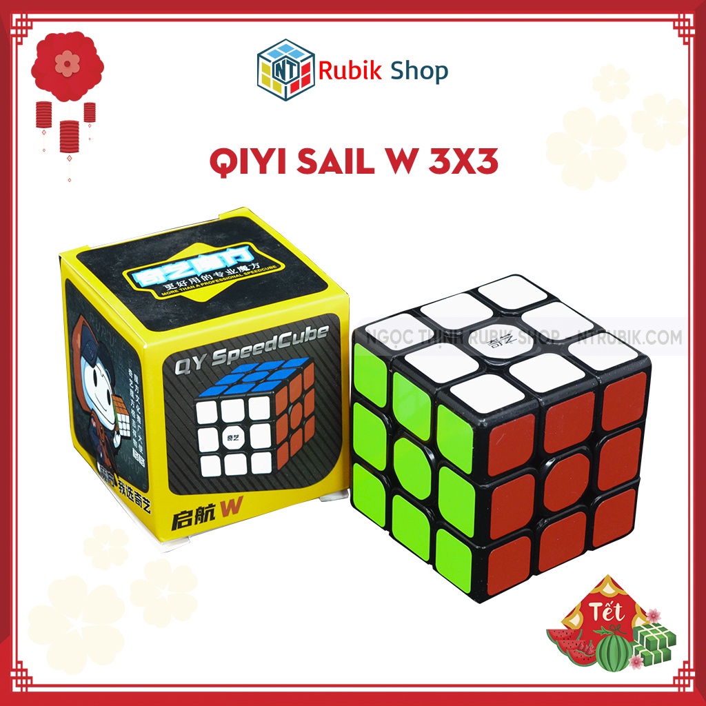 Rubik 3x3 QiYi Sail W Rubic 3 Tầng Khối Lập Phương 3x3x3 Đồ Chơi Thông