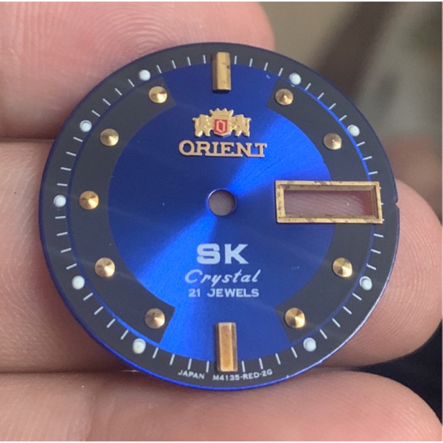 Mặt Số đồng hồ SK Orient Xanh dương sẫm