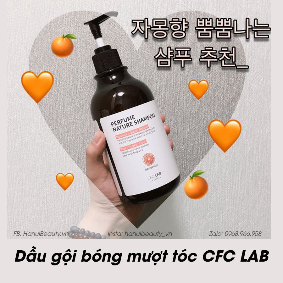 Dầu gội  thơm mượt tóc CFC LAB PERFUME NATURE SHAMPOO 500ml Hàn Quốc
