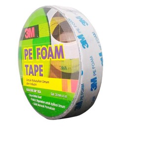 Cuộn Băng Keo Xốp Pe 3m 1600 T Dày: 1.0 Mm, Size 24 mm X 4m '