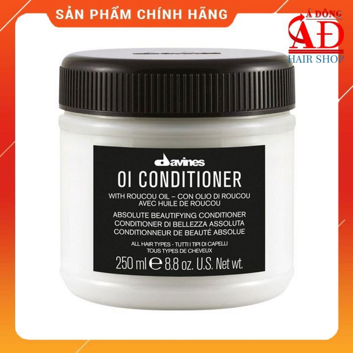 [Chính hãng] [Siêu rẻ] Dầu xả Davines OI OIL Conditioner siêu bóng mượt 250ml (ITALY)