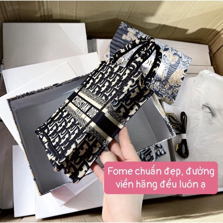 Túi đi ô thổ cẩm dáng đứng size  kèm dây đeo chéo + khăn + hộp hàng cao cấp