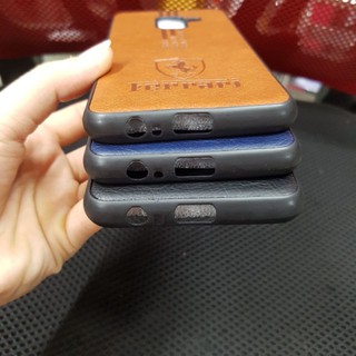 Ốp Samsung A8 2018 dẻo vân da