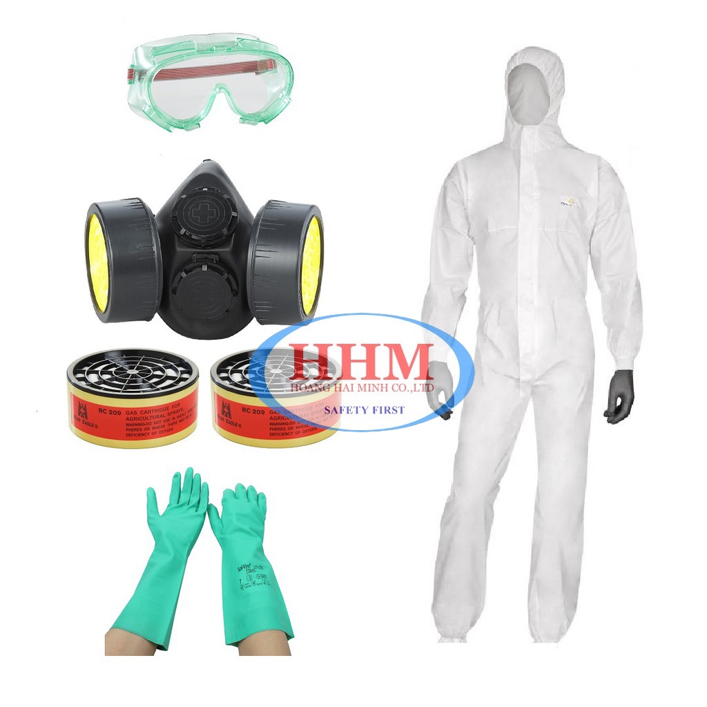 Bộ trang bị bảo hộ phun thuốc trừ sâu ngoại nhập BDA