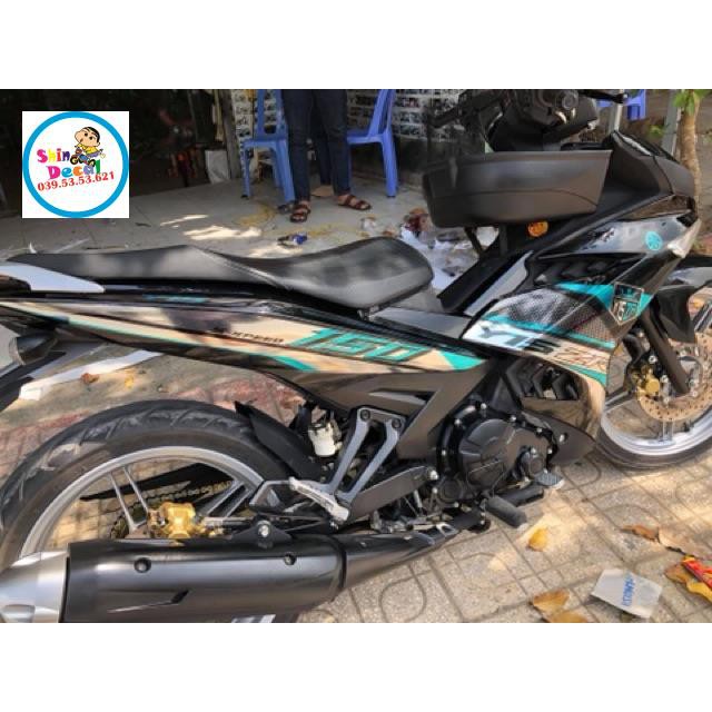 Trọn bộ tem rời ex 150 y15zr chất liệu Crom cao cấp hàng loại xịn