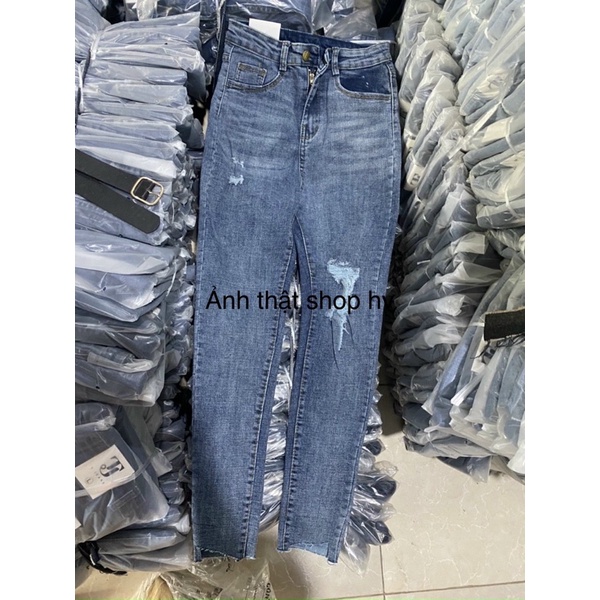 Quần jeans rách gấu sẻ ms036 | BigBuy360 - bigbuy360.vn