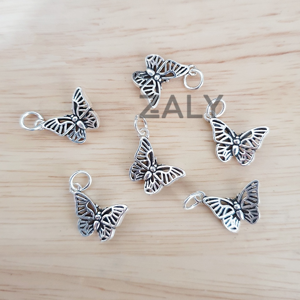 Charm bạc treo kiểu bướm CT62 - Bạc 925