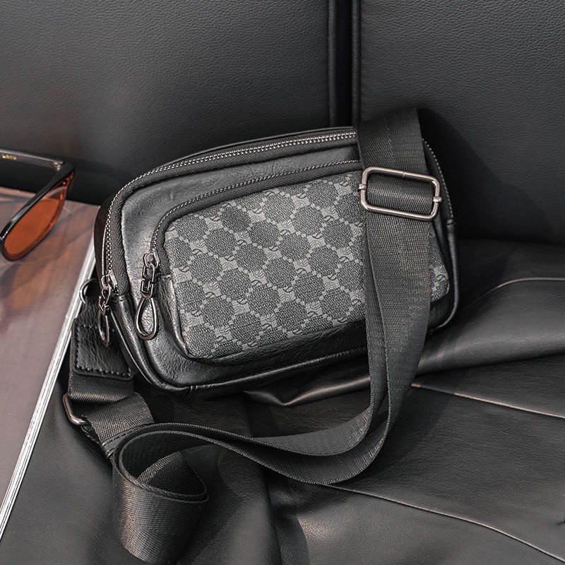 Túi da PU đeo chéo phong cách năng động trẻ trung cho nam