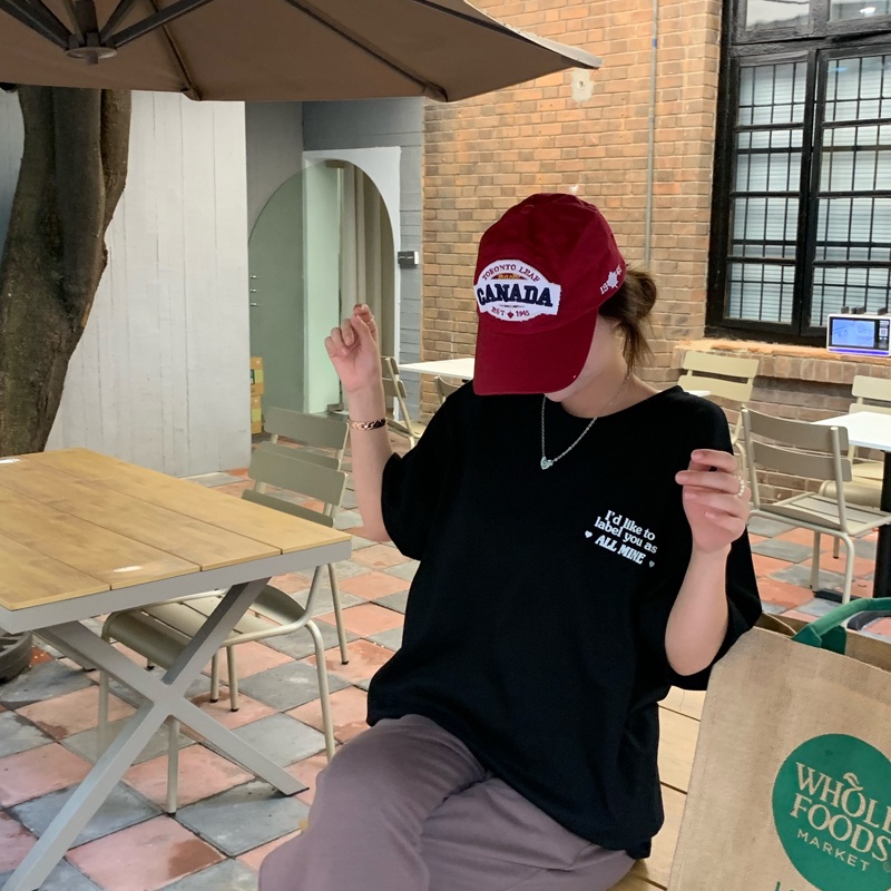 NRVP Áo Thun Cotton Tay Ngắn Cổ Tròn Màu Trơn Thời Trang Dành Cho Nữ