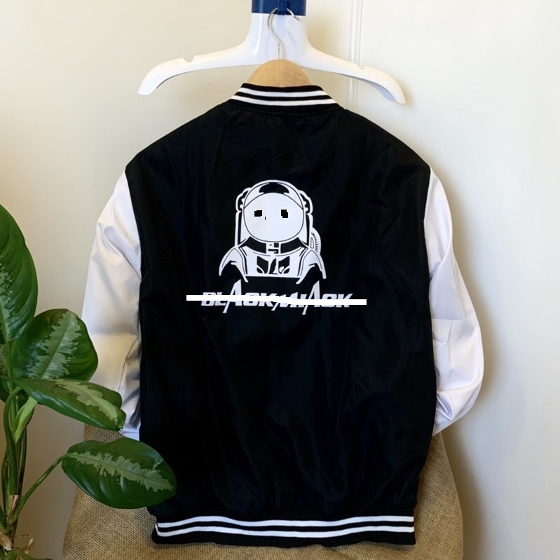 Áo Khoác Bomber Jackets Dù 2 Lớp BLACK MIACK Form Rộng Nam Nữ Unisex Ulzzang KUN