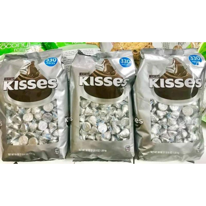 Kẹo chocolate Hershey’s Kisses Milk 1.58kg của Mỹ 🇺🇸