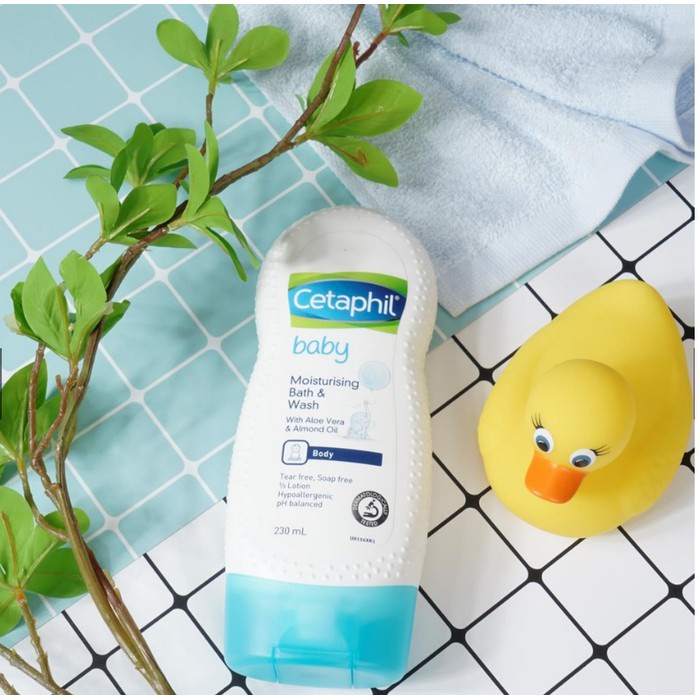 Sữa Tắm Cetaphil Baby Moisturizing Wash &amp; Bath 230ml