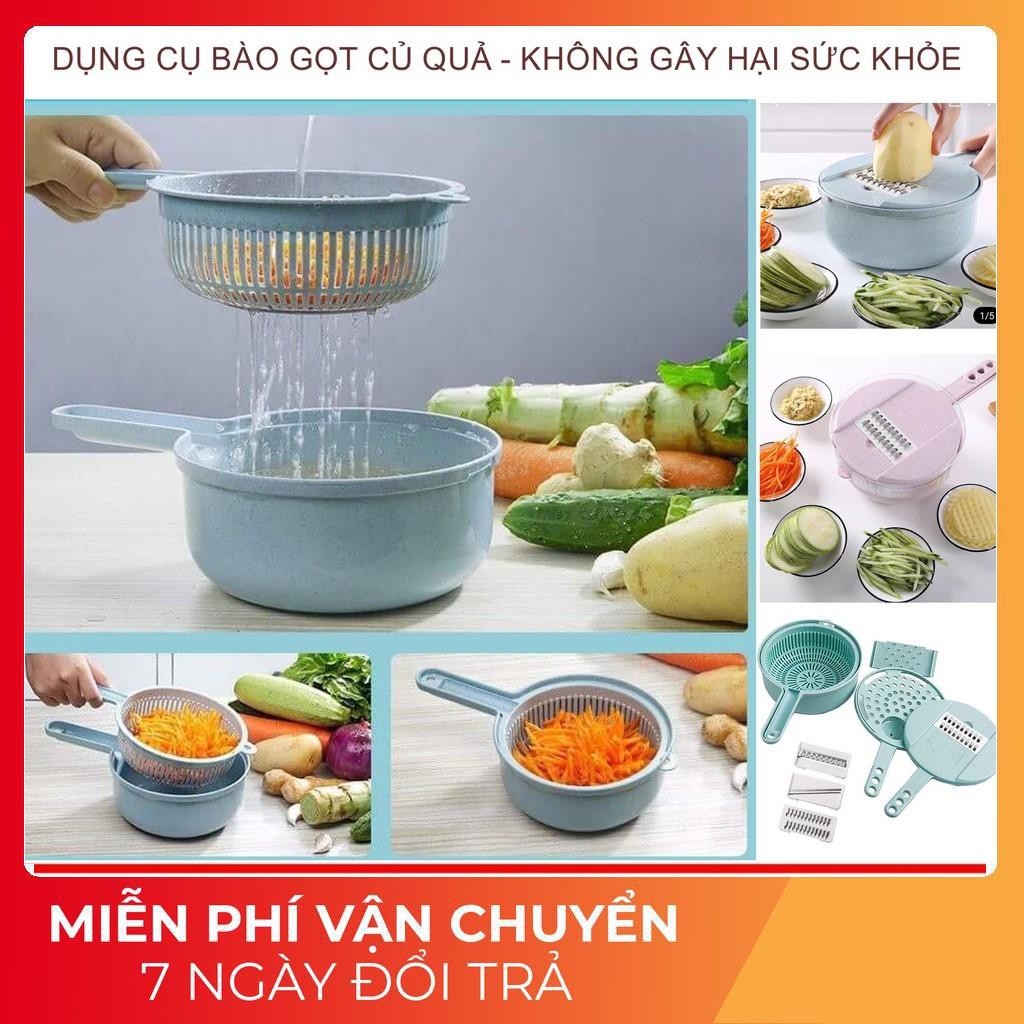 Bộ dụng cụ bào sợi và chế biến rau củ quả bằng lúa mạch