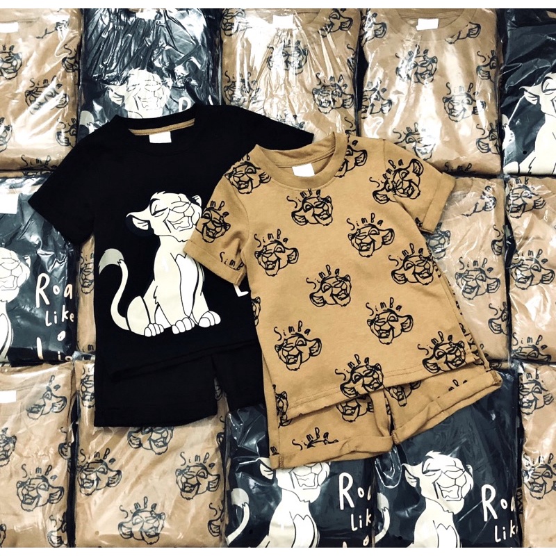 Set 2 bộ short Lion King bé trai-MS140