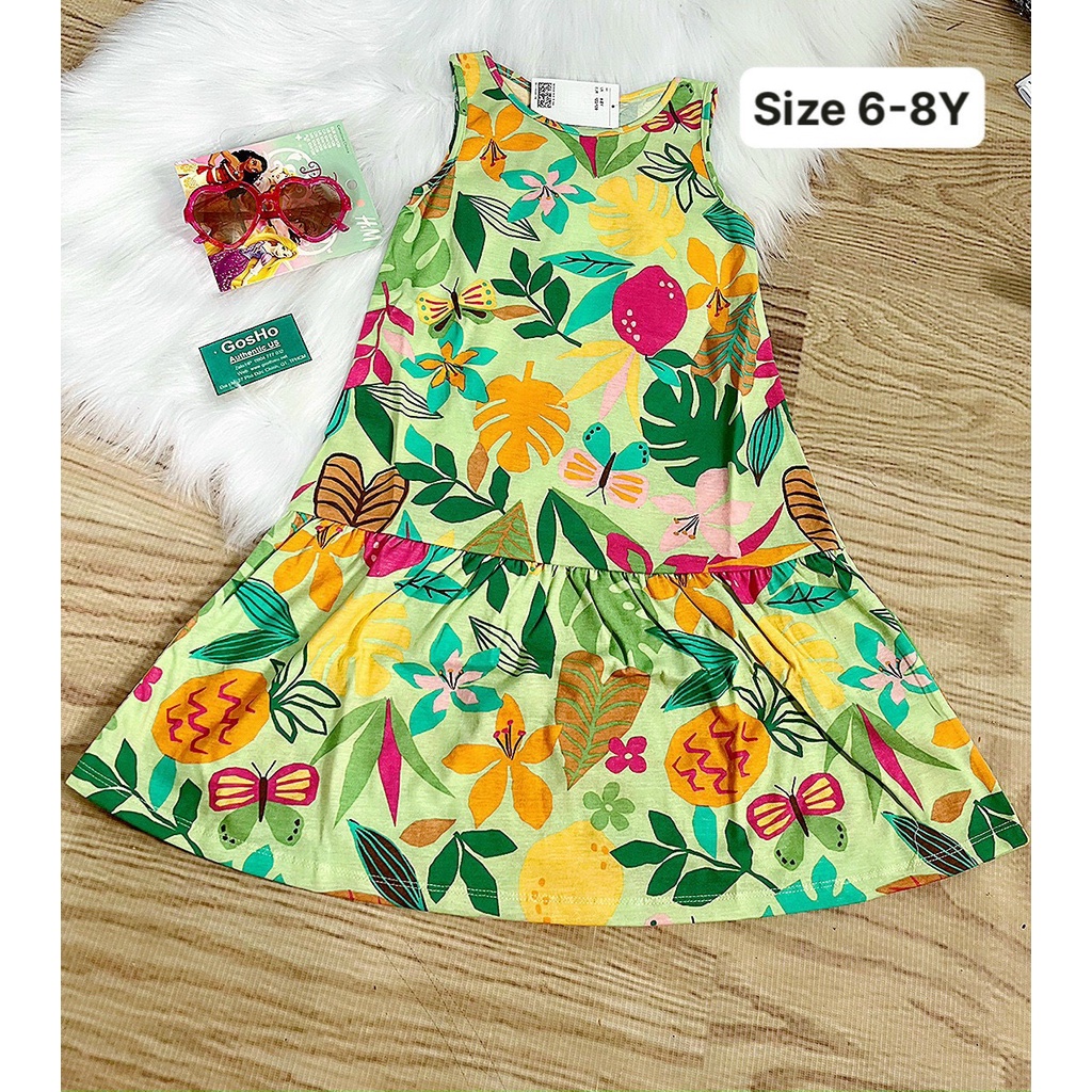 Đầm bé gái HM size 2-10Y