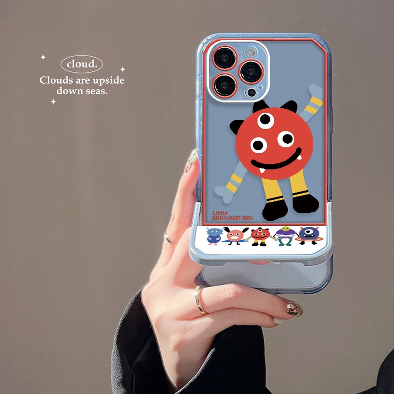 Ốp Điện Thoại TPU Silicon Mềm Trong Suốt Chống Sốc Có Giá Đỡ Cho Iphone 13 12 11 Pro Max 8 7 Plus X XR XS 6 6S SE 2020