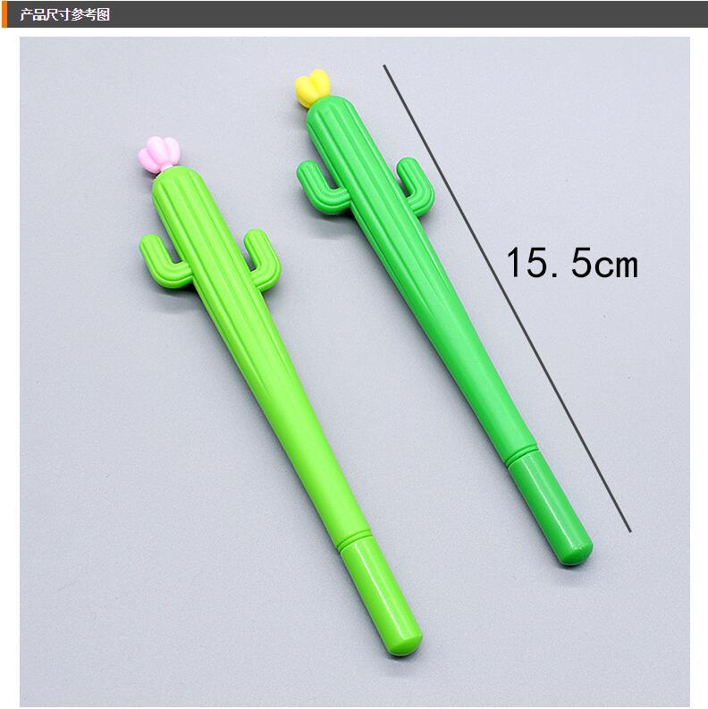 Bút Mực Nước Mực Đen Ngòi 0.5mm Hình Cây Xương Rồng