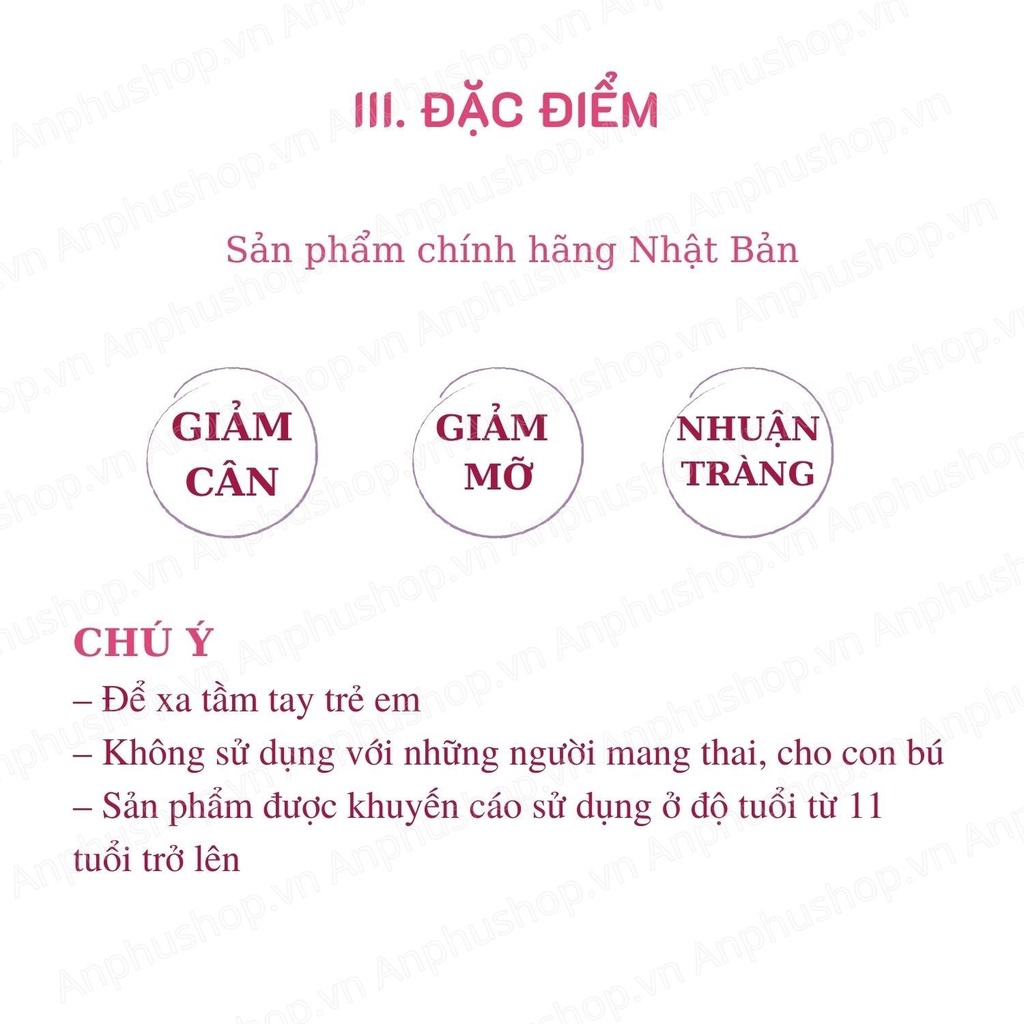 Detox Kokando Byurakku giảm cân, giảm mỡ, táo bón 1 vỉ 50 viên - Sản phẩm chính hãng Nhật Bản