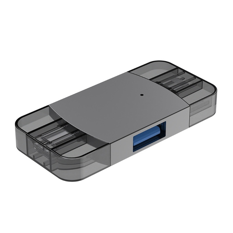 Bộ Chuyển Đổi OTG 8 pin Type C USB 3 0 Hai Chiều Bằng Hợp Kim Kẽm Cho Điện Thoại / Máy Tính Bảng