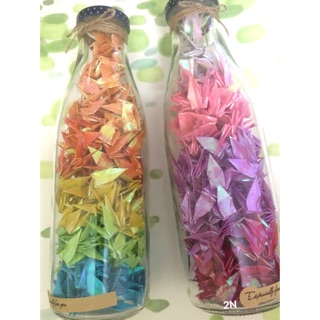 Lọ thuỷ tinh hạc giấy