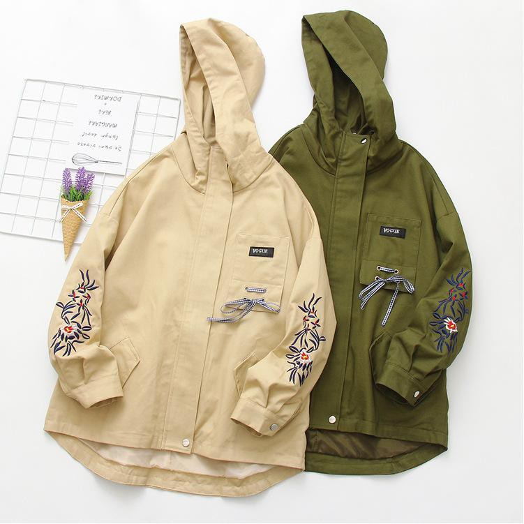 Áo khoác Kaki  túi hộp  form đẹp cho nam nữ ,họa tiết thêu hoa nổi bật T006 | BigBuy360 - bigbuy360.vn