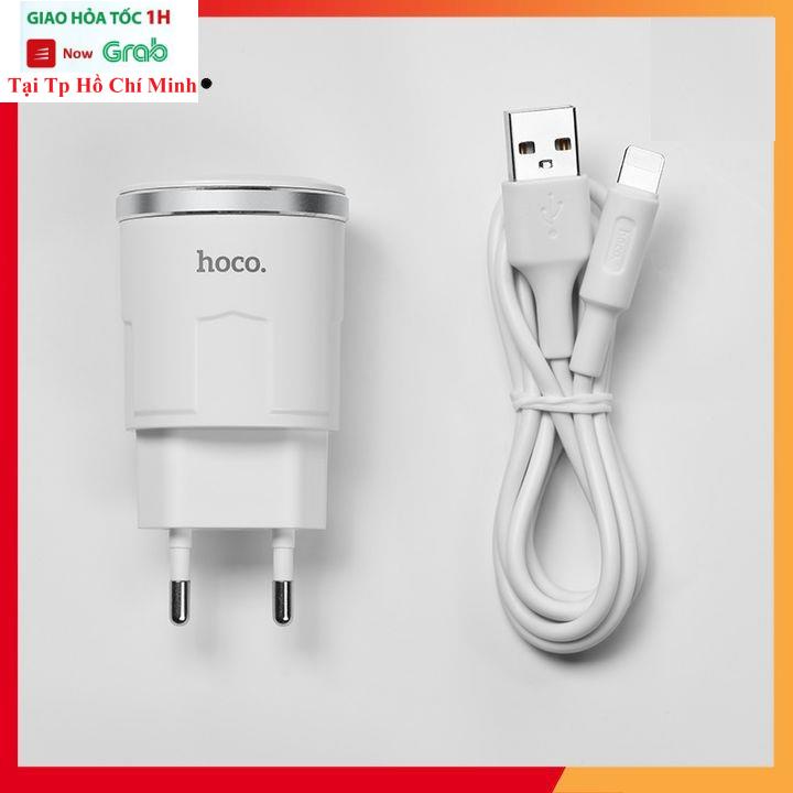 Cóc Sạc Hoco C37A Sạc Nhanh 2.4A Dùng Cho Tất Cả Các Dòng Điện Thoại