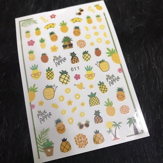 sticker dán móng chủ đề hoa quả