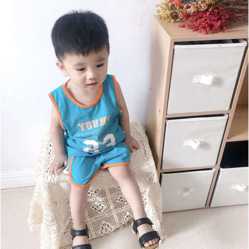 Bộ thể thao YOUNG 23 siêu chất cho bé 8-18kg