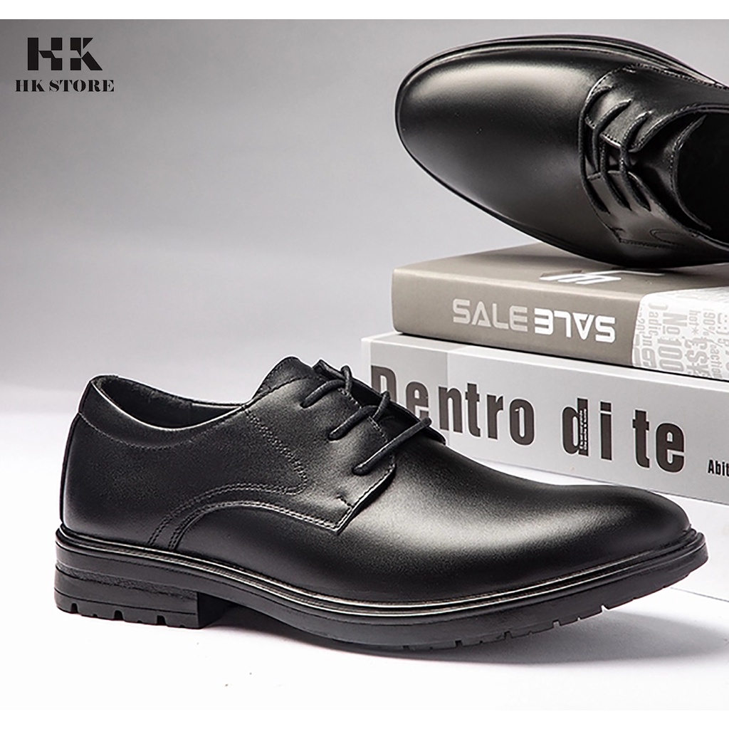 Giày tây công sở nam cao cấp - da bò nhập khẩu êm chân mềm mại rất dễ đi lại - hàng có phiếu bảo hành 12 tháng (gt04) | BigBuy360 - bigbuy360.vn